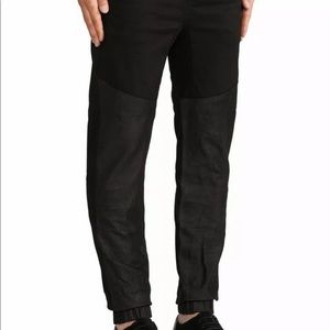 Zanerobe sureshot joggers with leather trim